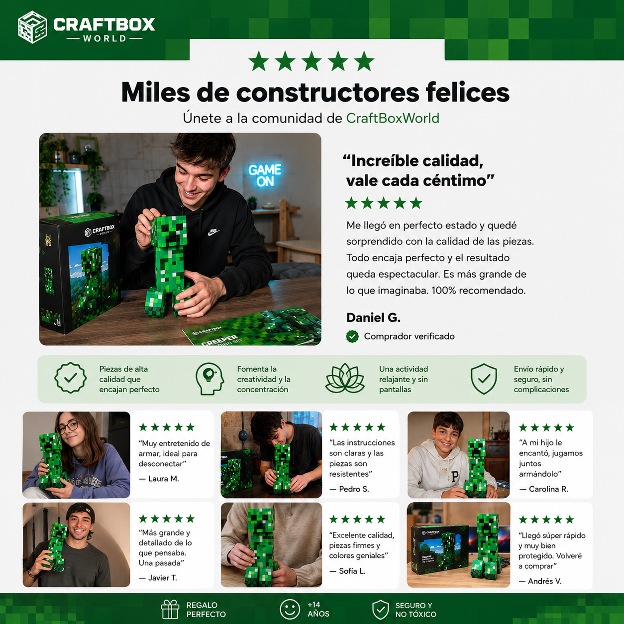 Creeper adventure set