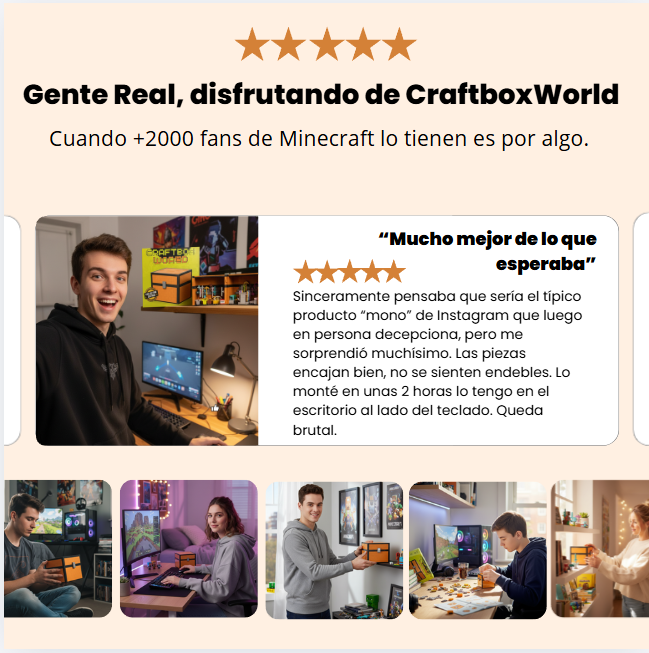 Cofre CraftBoxWorld Set