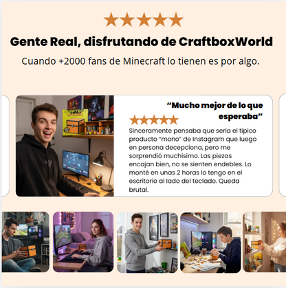 Cofre CraftBoxWorld Set